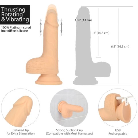 Pulsator - Naked Addiction Thrusting Dong with Remote 16,5 cm Vanilla Naked Addiction Pulsator - Naked Addiction Thrusting Dong with Remote 16,5 cm Vanilla Naked Addiction