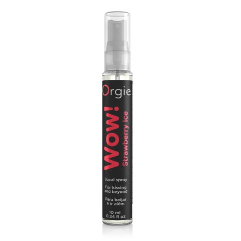 Spray do seksu oralnego - Orgie Wow! Strawberry Ice Bucal Spray 10 ml Orgie Spray do seksu oralnego - Orgie Wow! Strawberry Ice Bucal Spray 10 ml Orgie