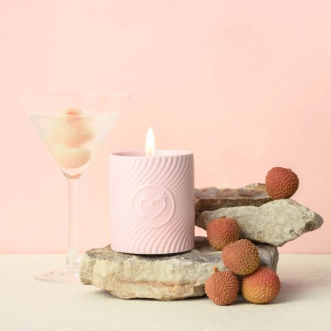 Świeca do masażu - HighOnLove Pink Massage Candle Lychee Martini HighOnLove Świeca do masażu - HighOnLove Pink Massage Candle Lychee Martini HighOnLove