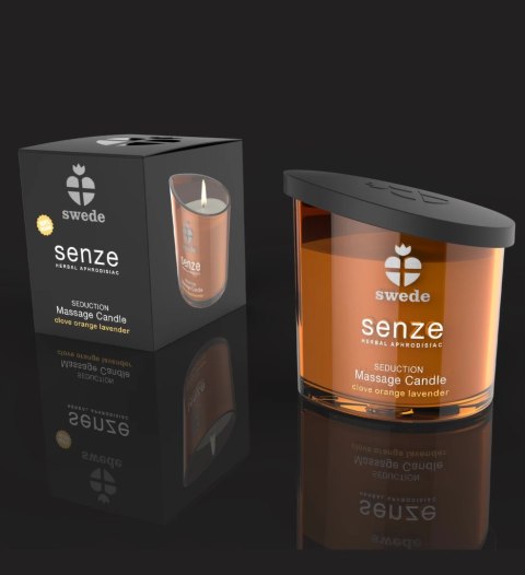 Świeca do masażu - Swede Senze Massage Candle Seduction 150 ml Swede Świeca do masażu - Swede Senze Massage Candle Seduction 150 ml Swede