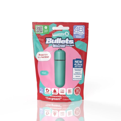 The Screaming O - 4B Mini Wibrator Bullet Zielony The Screaming O The Screaming O - 4B Mini Wibrator Bullet Zielony The Screaming O