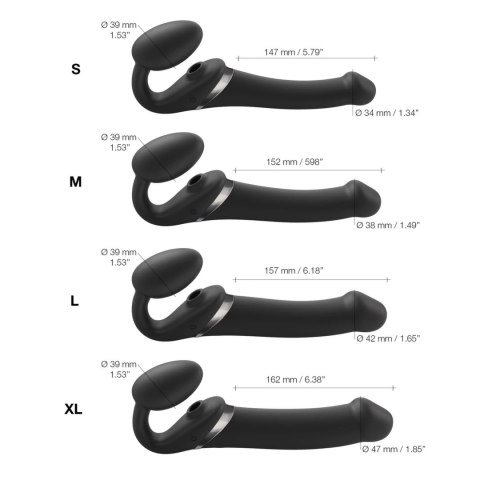 Wibrator strap-on - Strap-On-Me Multi Orgasm Black XL Strap-On-Me Wibrator strap-on - Strap-On-Me Multi Orgasm Black XL Strap-On-Me