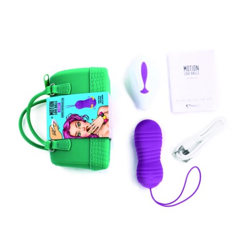 Zdalnie sterowane jajeczko wibrujące - FeelzToys Motion Love Balls Foxy FeelzToys Zdalnie sterowane jajeczko wibrujące - FeelzToys Motion Love Balls Foxy FeelzToys