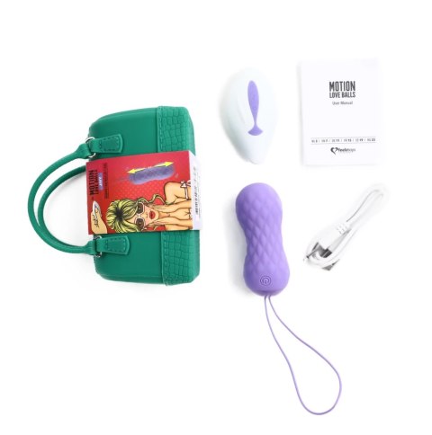 Zdalnie sterowane jajeczko wibrujące - FeelzToys Motion Love Balls Jivy FeelzToys Zdalnie sterowane jajeczko wibrujące - FeelzToys Motion Love Balls Jivy FeelzToys