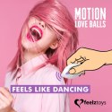Zdalnie sterowane jajeczko wibrujące - FeelzToys Motion Love Balls Twisty FeelzToys