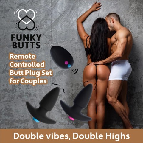 Zdalnie sterowane korki analne - FeelzToys FunkyButts FeelzToys Zdalnie sterowane korki analne - FeelzToys FunkyButts FeelzToys