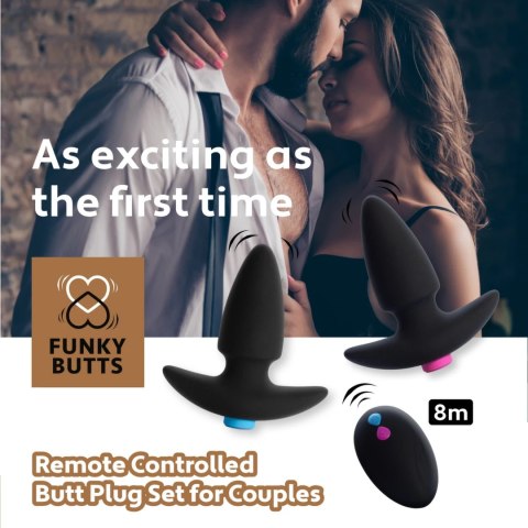 Zdalnie sterowane korki analne - FeelzToys FunkyButts FeelzToys Zdalnie sterowane korki analne - FeelzToys FunkyButts FeelzToys
