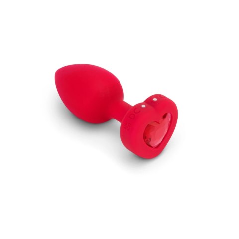 Zdalnie sterowany plug analny - B-Vibe Vibrating Heart Plug M/L Red B-Vibe Zdalnie sterowany plug analny - B-Vibe Vibrating Heart Plug M/L Red B-Vibe