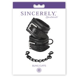 Kajdanki - Sportsheets Sincerely Bling Cuffs Sportsheets