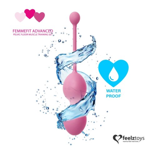 Kulki kegla - FeelzToys FemmeFit Advanced Set 3 szt FeelzToys Kulki kegla - FeelzToys FemmeFit Advanced Set 3 szt FeelzToys