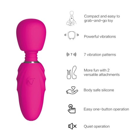 Masażer - Nomi Tang Pocket Wand Hot Pink Nomi Tang Masażer - Nomi Tang Pocket Wand Hot Pink Nomi Tang