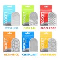 Masturbator - Tenga Pocket Stroker Wave Line Tenga