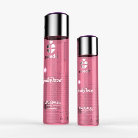 Olejek do masażu - Swede Fruity Love Massage Sparkling Strawberry Wine 60 ml Swede Olejek do masażu - Swede Fruity Love Massage Sparkling Strawberry Wine 60 ml Swede