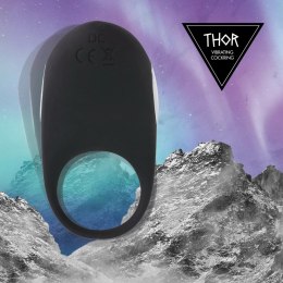 Pierścień wibrujący - FeelzToys Thor Black FeelzToys