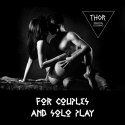 Pierścień wibrujący - FeelzToys Thor Black FeelzToys