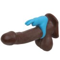 Pierścień wibrujący - Happy Rabbit Rechargeable Vibrating Rabbit Cock Ring Black Happy Rabbit