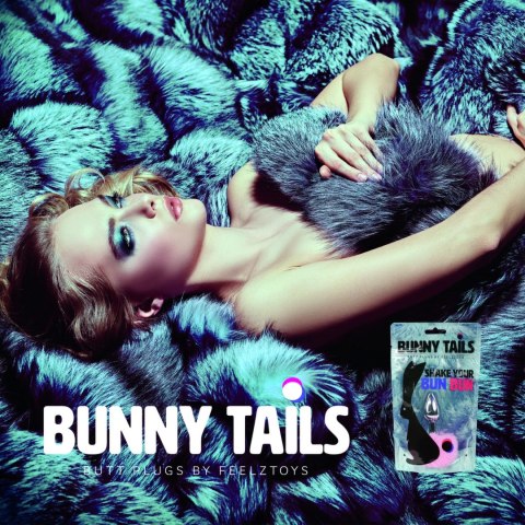 Plug analny - FeelzToys Bunny Tails Butt Plug Purple FeelzToys Plug analny - FeelzToys Bunny Tails Butt Plug Purple FeelzToys