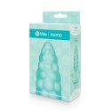 Plug analny wibrujący - B-Vibe Texture Plug Bump Mint B-Vibe