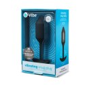 Plug analny wibrujący - B-Vibe Vibrating Snug Plug 2 Black B-Vibe