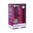 Plug analny wibrujący - B-Vibe Vibrating Snug Plug 2 Rose B-Vibe