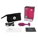 Plug analny wibrujący - B-Vibe Vibrating Snug Plug 2 Rose B-Vibe