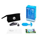 Plug analny wibrujący - B-Vibe Vibrating Snug Plug 3 Blue B-Vibe