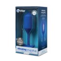 Plug analny wibrujący - B-Vibe Vibrating Snug Plug 4 Navy B-Vibe