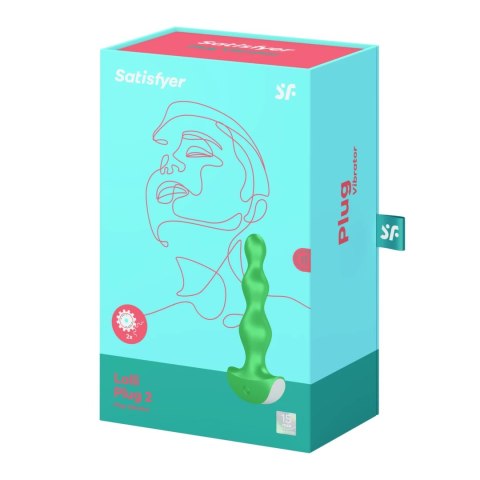 Plug analny wibrujący - Satisfyer Lolli Plug 2 Green Satisfyer Plug analny wibrujący - Satisfyer Lolli Plug 2 Green Satisfyer