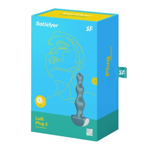 Plug analny wibrujący - Satisfyer Lolli Plug 2 Ice Satisfyer Plug analny wibrujący - Satisfyer Lolli Plug 2 Ice Satisfyer