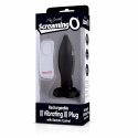 Plug analny wibrujący - The Screaming O Vibrating Plug Black The Screaming O