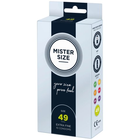 Prezerwatywy - Mister Size 49 mm (10 szt) Mister Size Prezerwatywy - Mister Size 49 mm (10 szt) Mister Size