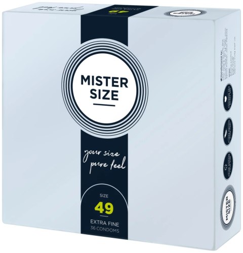 Prezerwatywy - Mister Size 49 mm (36 szt) Mister Size Prezerwatywy - Mister Size 49 mm (36 szt) Mister Size