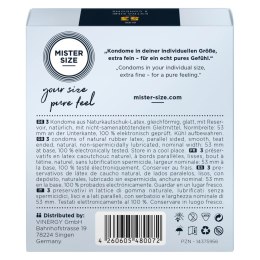 Prezerwatywy - Mister Size 53 mm (3 szt) Mister Size