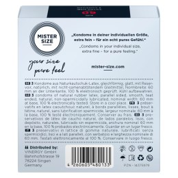 Prezerwatywy - Mister Size 60 mm (3 szt) Mister Size