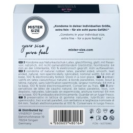 Prezerwatywy - Mister Size 64 mm (3 szt) Mister Size
