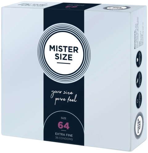 Prezerwatywy - Mister Size 64 mm (36 szt) Mister Size Prezerwatywy - Mister Size 64 mm (36 szt) Mister Size