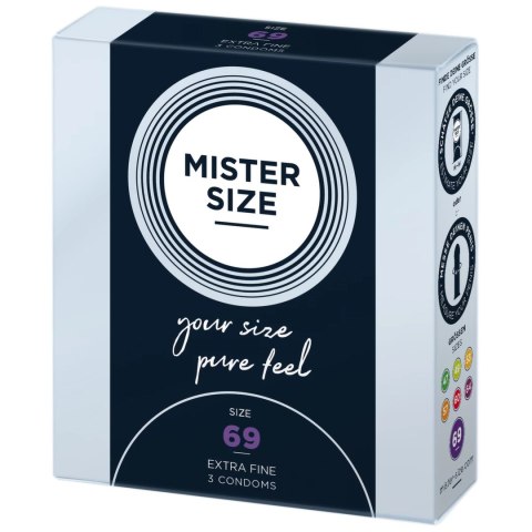 Prezerwatywy - Mister Size 69 mm (3 szt) Mister Size Prezerwatywy - Mister Size 69 mm (3 szt) Mister Size