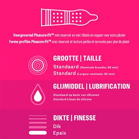 Prezerwatywy stymulujące - Durex Pleasure Me 10 szt Durex Prezerwatywy stymulujące - Durex Pleasure Me 10 szt Durex