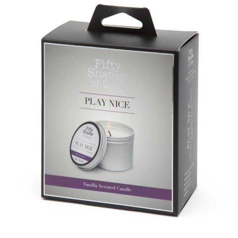 Świeca do masażu - Fifty Shades of Grey Play Nice Vanilla Candle 90g Fifty Shades of Grey Świeca do masażu - Fifty Shades of Grey Play Nice Vanilla Candle 90g Fifty Shades of Grey
