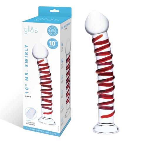 Szklane dildo - Glas Mr. Swirly 25,5 cm Glas Szklane dildo - Glas Mr. Swirly 25,5 cm Glas