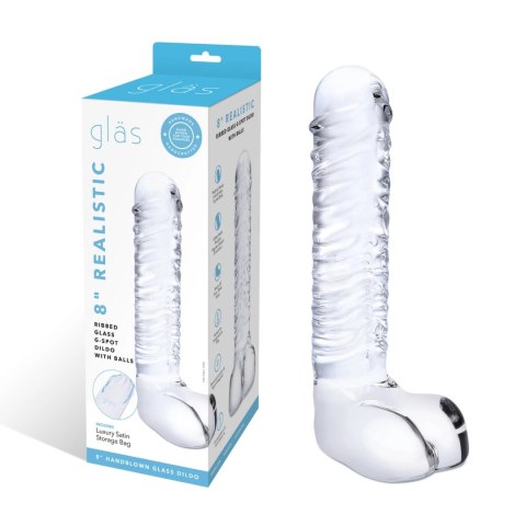 Szklane dildo - Glas Realistic Ribbed Glas Szklane dildo - Glas Realistic Ribbed Glas