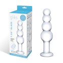 Szklany plug analny - Glas Beaded Glas