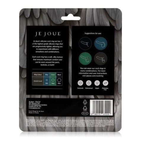Trzypak pierścieni - Je Joue Silicone C-Ring 3-Pack Je Joue Trzypak pierścieni - Je Joue Silicone C-Ring 3-Pack Je Joue