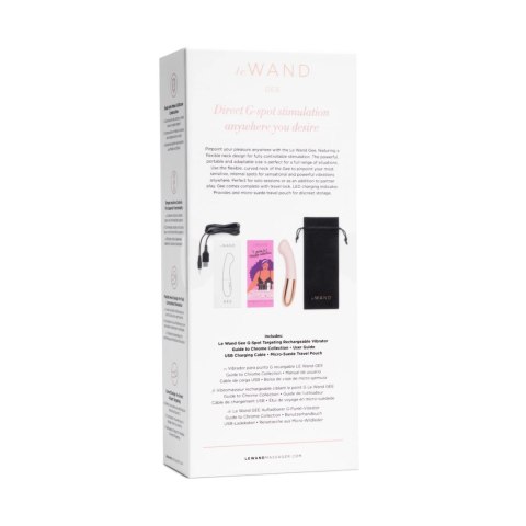Wibrator - Le Wand Gee Rose Gold Le Wand Wibrator - Le Wand Gee Rose Gold Le Wand
