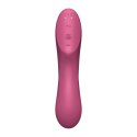 Wibrator z masażerem powietrznym - Satisfyer Curvy Trinity 3 Red Satisfyer