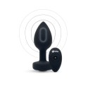 Zdalnie sterowany plug analny - B-Vibe Vibrating Jewel Plug M/L Black Diamond B-Vibe