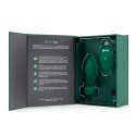 Zdalnie sterowany plug analny - B-Vibe Vibrating Jewel Plug M/L Emerald B-Vibe