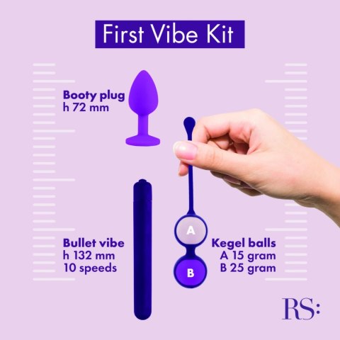 Zestaw akcesoriów - RS Essentials First Vibe Kit Rianne S Zestaw akcesoriów - RS Essentials First Vibe Kit Rianne S