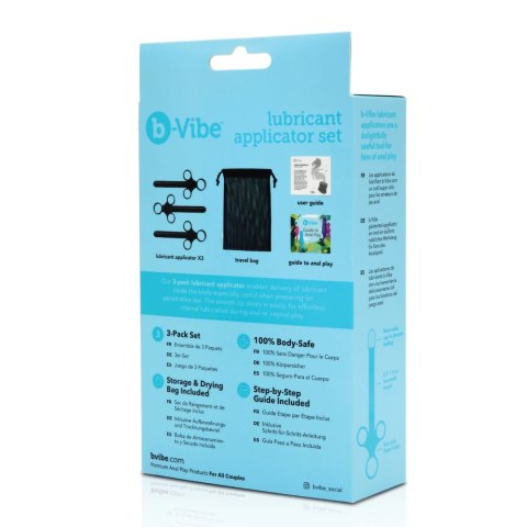 Zestaw aplikatorów do lubrykantu - B-Vibe Lubricant Applicator Set B-Vibe Zestaw aplikatorów do lubrykantu - B-Vibe Lubricant Applicator Set B-Vibe