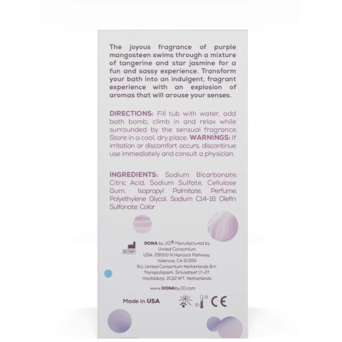 Bomba do kąpieli - Dona Bath Bomb Sassy Tropical Tease Bath 140 gram Dona Bomba do kąpieli - Dona Bath Bomb Sassy Tropical Tease Bath 140 gram Dona